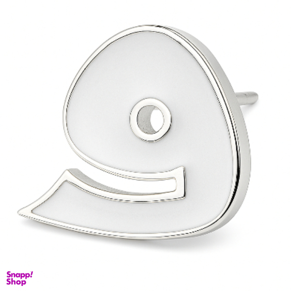 گل سینه نقره زنانه مدل واو