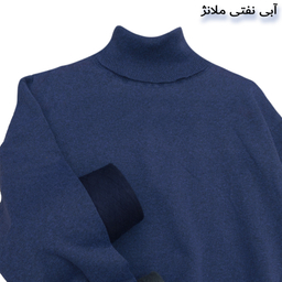 پلیور یقه اسکی مردانه مدل ABN1-E-P رنگ آبی نفتی