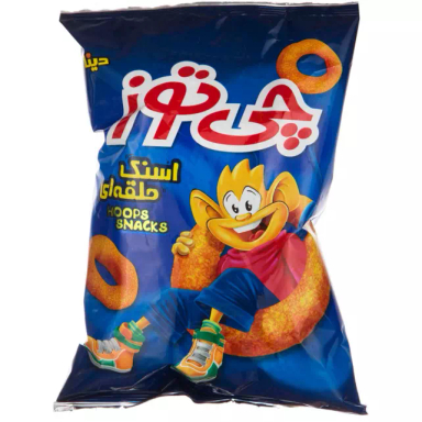 اسنک حلقه ای ویژه چی توز وزن 90 گرم