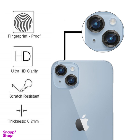 محافظ لنز دوربین بوف مدل HD-ColorLenz-G مناسب برای گوشی موبایل اپل Iphone 15  / 15 Plus