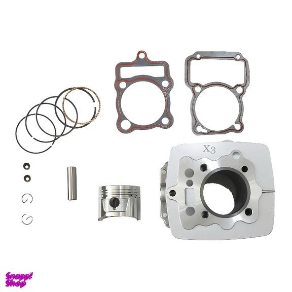 مجموعه سیلندر و پیستون موتور سیکلت راپیدو کد 125rp