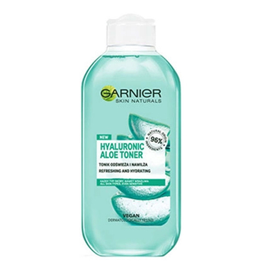 تونر گارنیه (Garnier) مدل Hyaluronik & Aloevera حجم 200 میلی لیتر