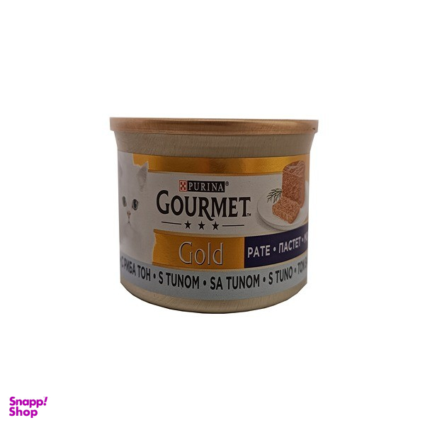 کنسرو گربه گورمت طعم ماهی تن وزن 85 گرم