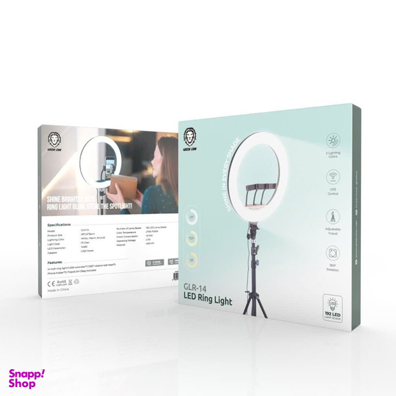 رینگ لایت 14 اینچ گرین لاین مدل GLR-14 LED