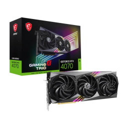 کارت گرافیک ام اس آی مدل RTX 4070 GAMING X TRIO 12GB