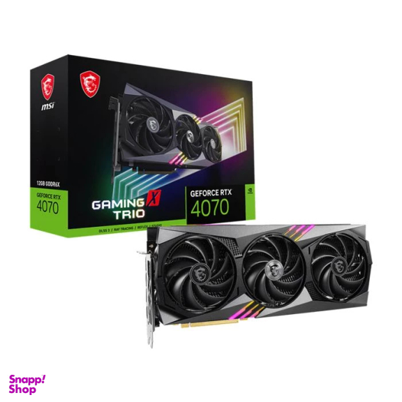 کارت گرافیک ام اس آی مدل RTX 4070 GAMING X TRIO 12GB