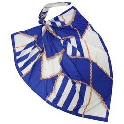 روسری زنانه آنالیا مدل ابریشم دست دوز طرح زنجیری کلاسیک کد ana-2821