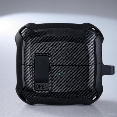 کاور ایرفون اگ شل مدل اپیکوی Carbon مناسب سامسونگ Galaxy Buds 3