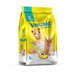 پودر نوشیدنی شیر شکلاتی با طعم موز ونزکافه وزن 360 گرم