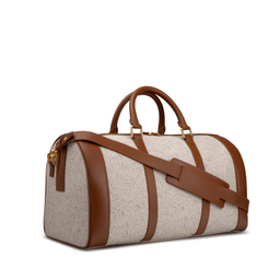 کیف سفر چرم ای جی مدل تویین لاین کانواس