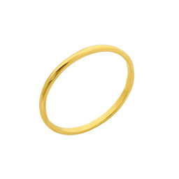 انگشتر طلا ۱۸ عیار زنانه میو گلد مدل ساده کد R1208 سایز 54