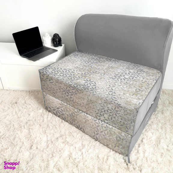 مبل تختخواب شو یک نفره نوپه هوم مدل تشک شو پترن کلاسیک کد M1107