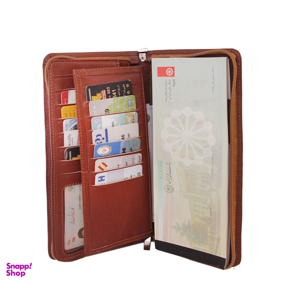 کیف دسته چک چرم بارز مدل DM76