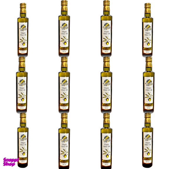 روغن زیتون بکر درجه یک ویسپو حجم 500 میلی لیتر بسته ۱۲ عددی