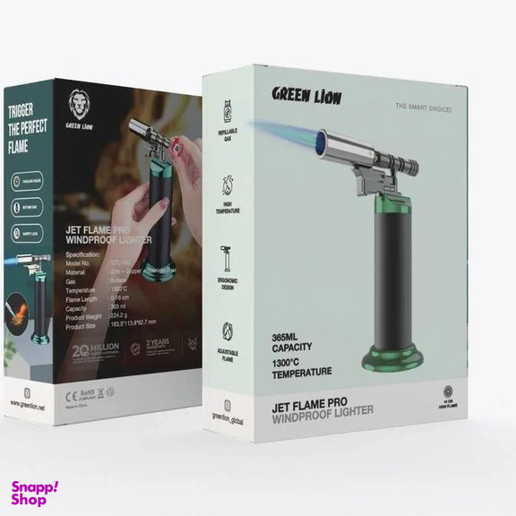 فندک شارژی گرین لاین مدل Jet Flame Pro