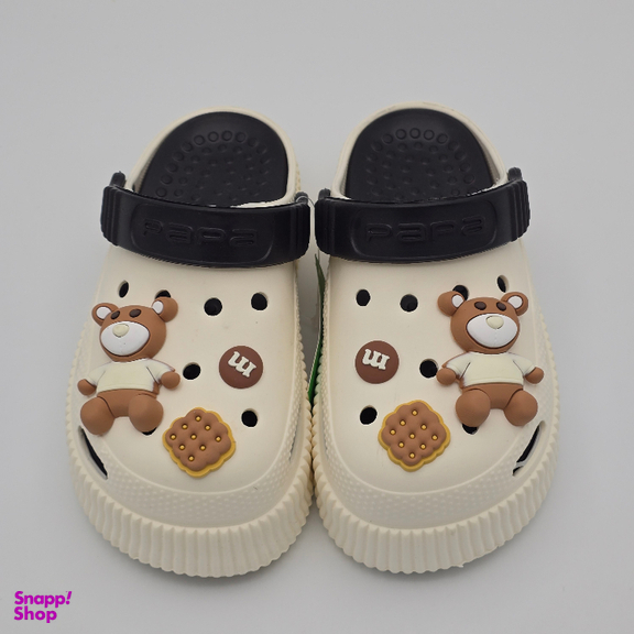 صندل بچگانه پاپا مدل کراکس کد 464946 رنگ کرم