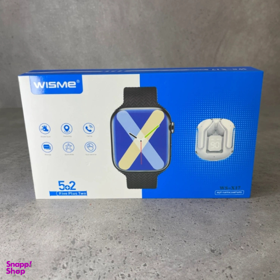 ساعت هوشمند ویسمی مدل WS-X17 به همراه ایرفون شیشه ای