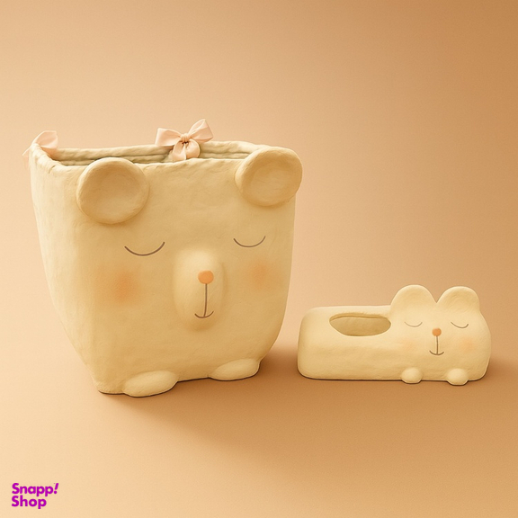 ست سطل و جای دستمال مدل سام