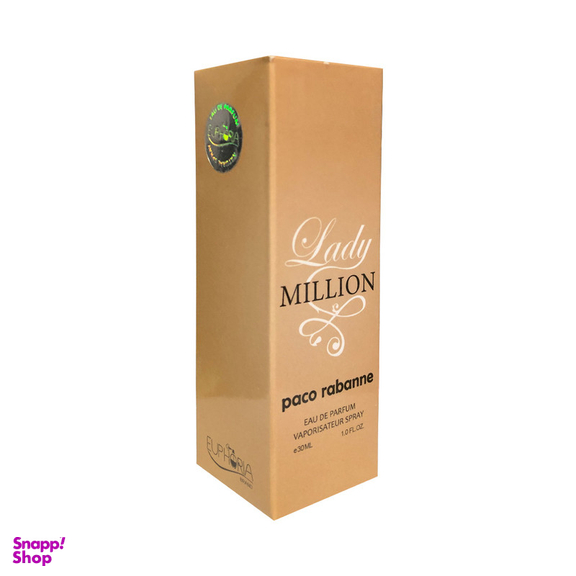 ادوپرفیوم زنانه ایفوریا مدل 1 میلیون لیدی حجم 30 میلی لیتر