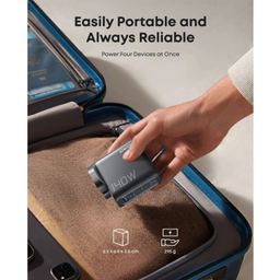 شارژر دیواری 140 وات انکر مدل B2697KZ1 (PD3.1) Zolo سه پین UK به همراه کابل U