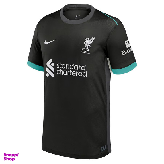 ست تیشرت و شلوارک ورزشی پسرانه مدل لیورپول Away 2025