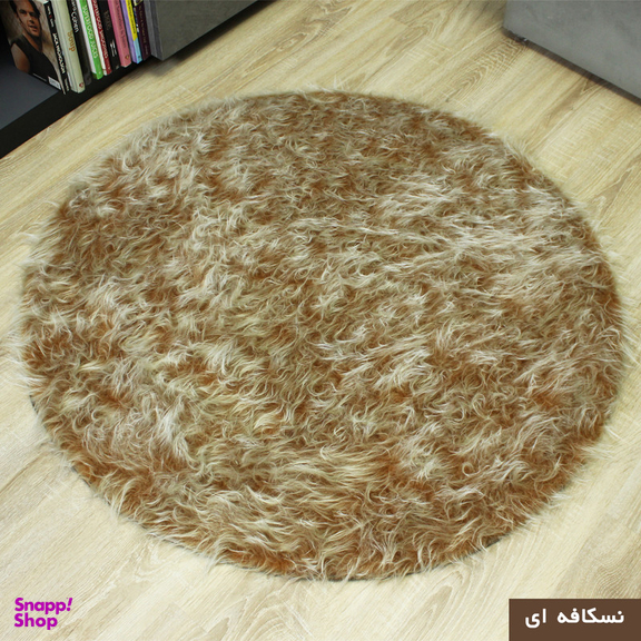 پادری شاران هوم طرح خز پرز بلند فانتزی سایز 100x100 سانتی متر