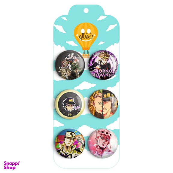 پیکسل خندالو مدل انیمه جوجو کد 462B مجموعه 6 عددی