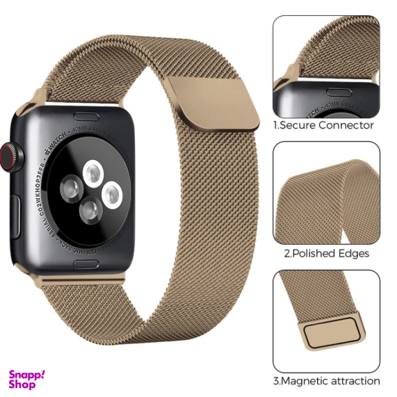 بند ساعت هوشمند آهااستایل مدل WG42-1 مناسب اپل واچ 42/44/45 میلی متر