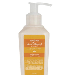 کرم مرطوب کننده صورت و بدن تسکانو مدل Peach حجم 200 میلی لیتر
