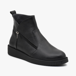 نیم بوت زنانه چرم تهران کد H27