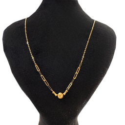 گردنبند طلا 18 عیار زنانه مدل صبا کد 856