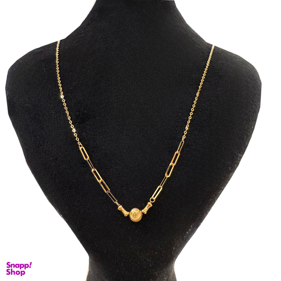 گردنبند طلا 18 عیار زنانه مدل صبا کد 856