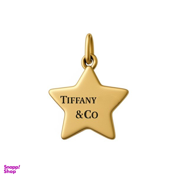 آویز گردنبند طلا 18 عیار زنانه مدل ستاره تیفانی