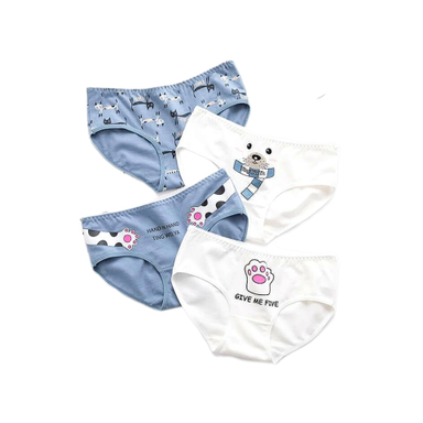 شورت زنانه سینولوگ طرح گربه مجموعه 4 عددی