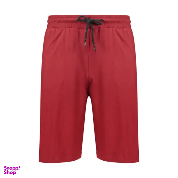 ست تیشرت و شلوارک مردانه مادر مدل هری کد AM-MA-Harry-P رنگ زرشکی