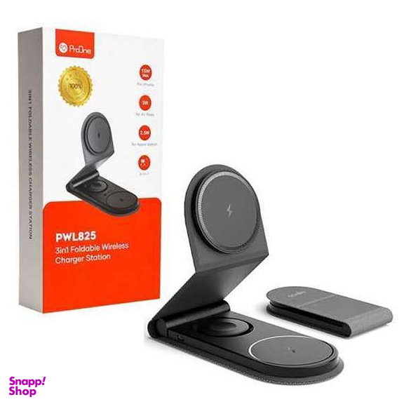 شارژر مغناطیسی پرووان مدل PWL825 3in1