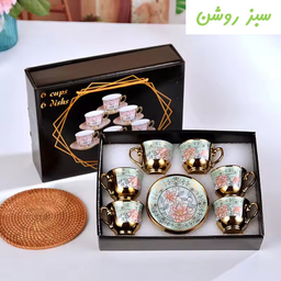سرویس قهوه خوری 12 پارچه مدل لمونژ