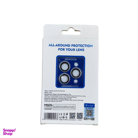 محافظ لنز گوشی موبایل لیتو مدل شابلون دار مناسب اپل iPhone 15 Pro / 15 Pro Max