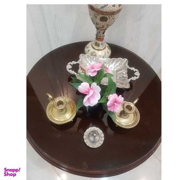 گلدان ایکیا مدل FEJKA کد 43806 به همراه گل مصنوعی