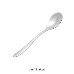 قاشق چای خوری ام جی اس مدل DF008 کد 100000002865 بسته 12 عددی