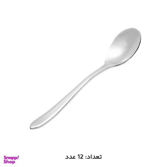 قاشق چای خوری ام جی اس مدل DF008 کد 100000002865 بسته 12 عددی
