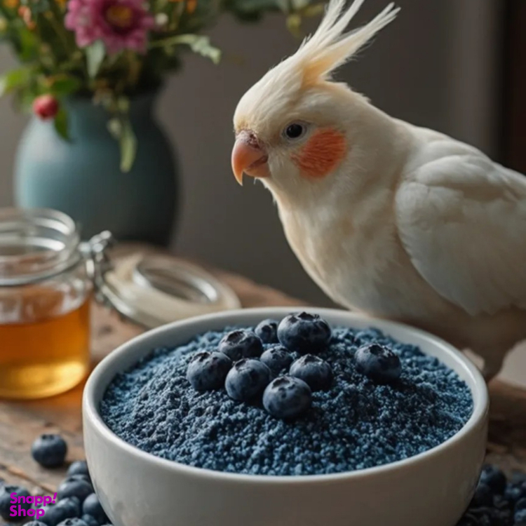 غذای پرنده آوس تروپیکن مدل سافت بلوبری و عسل وزن 453 گرم