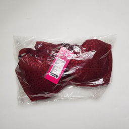 ست شورت و سوتین زنانه برتا مدل اسفنجی کد 6020KC رنگ زرشکی