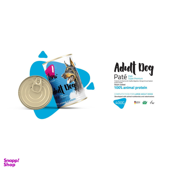 کنسرو غذای سگ نژاد بزرگ فیفورا سوپر پریمیوم مدل Adult Dog Large Breed طعم مرغ وزن 400 گرم