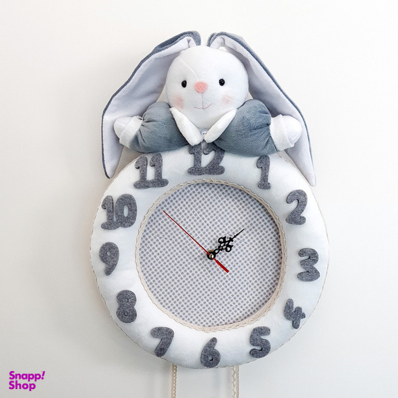ساعت دیواری کودک نی نی سیس مدل خرگوش رابیت کد W-RAB-T