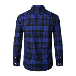 پیراهن آستین بلند مردانه هومنیتی مدل WYMSHI8080-BLUBLK