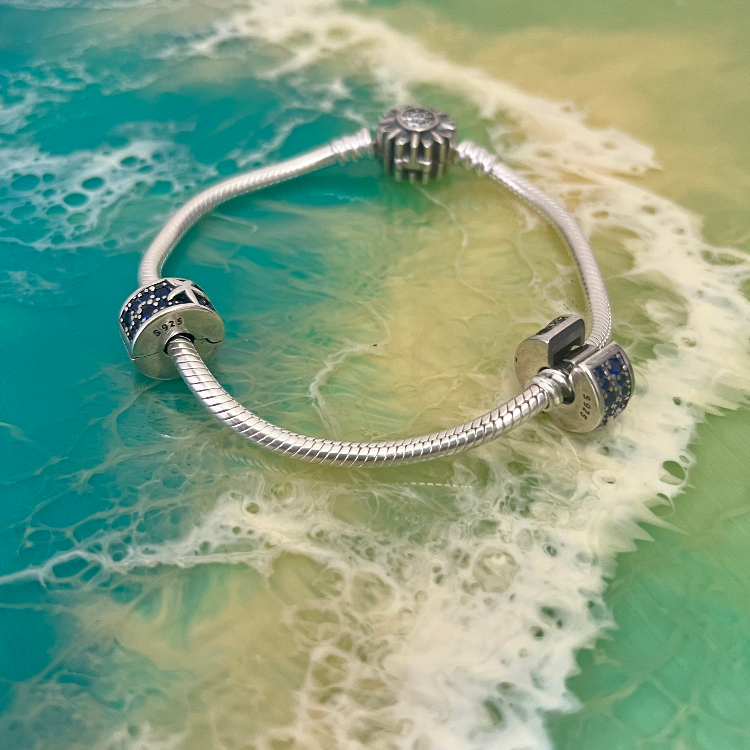 آویز نقره زنانه پاندورا طرح ستاره دریایی کد 65279