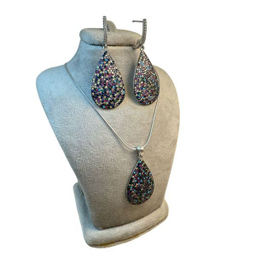 نیم ست نقره زنانه کد ROJ1388