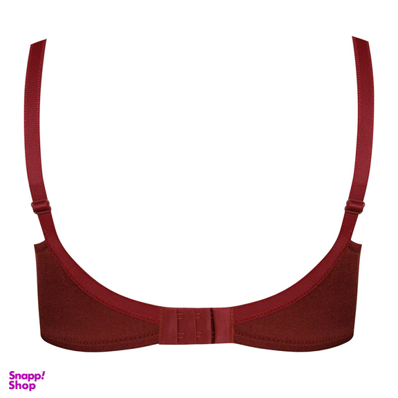 سوتین زنانه لین مدل فنردار کد 4680-741 رنگ زرشکی