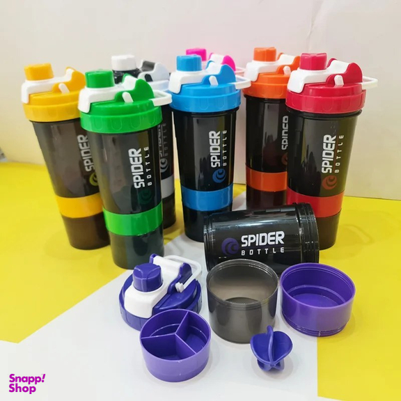 شیکر اسپایدر مدل سه تکه کد 8 گنجایش 0.5 لیتر